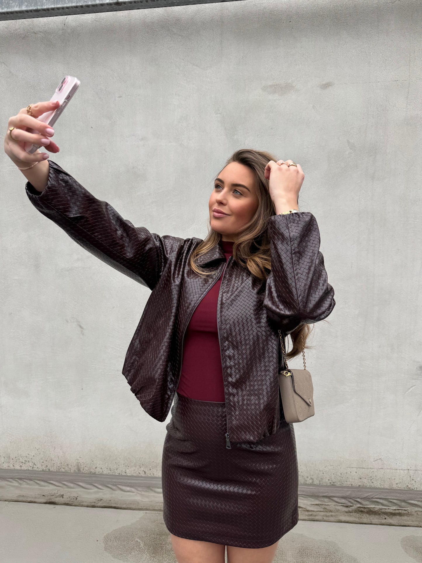 Semmy Skirt - Burgundy