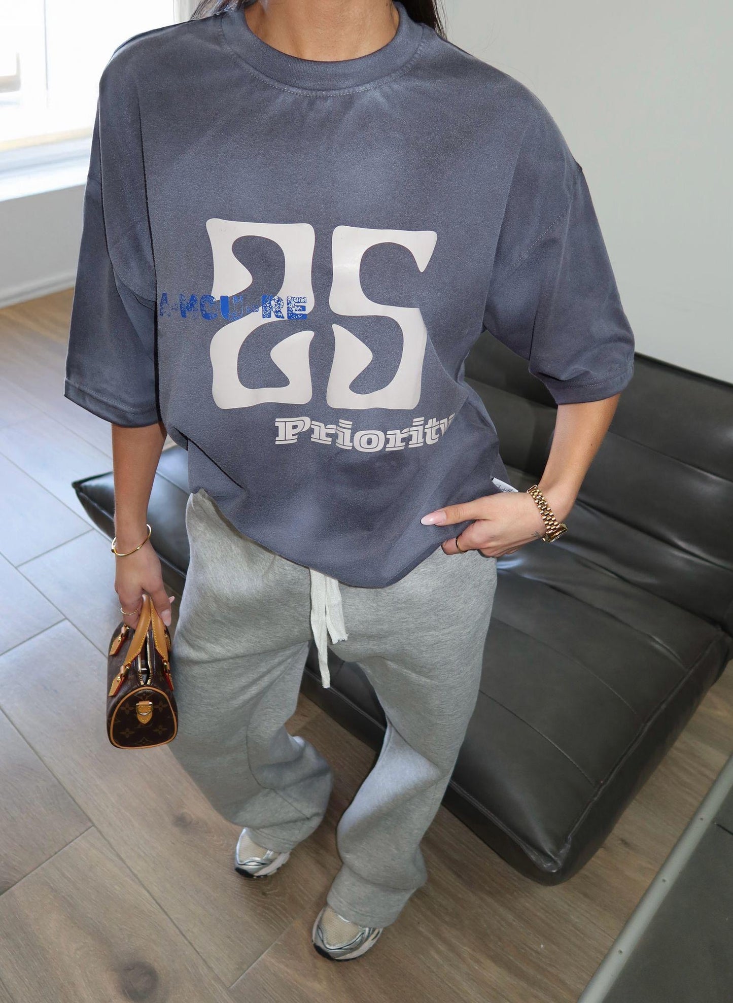 Amoure Tee - Vintage Grey