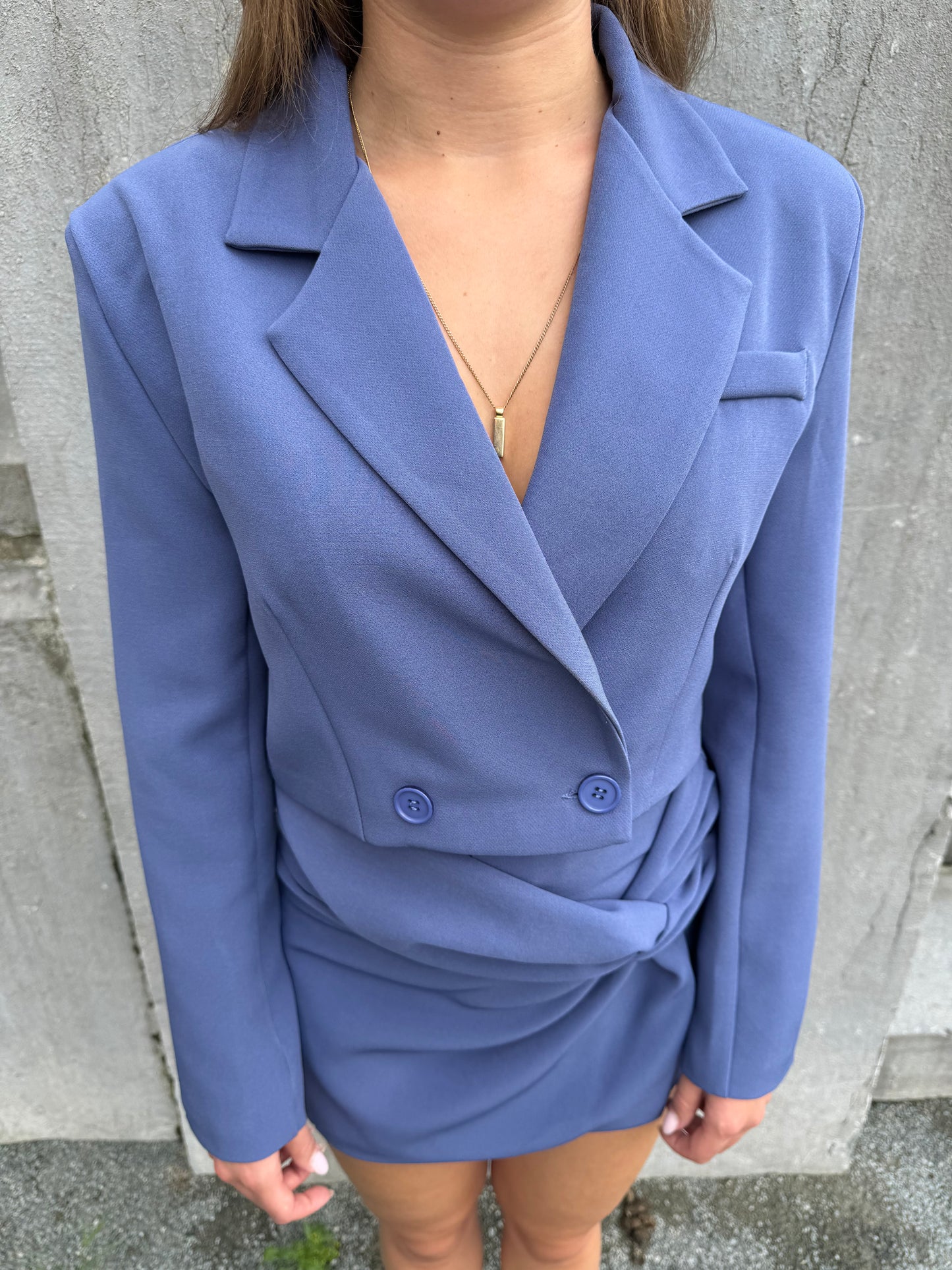 Maya blazer blauw