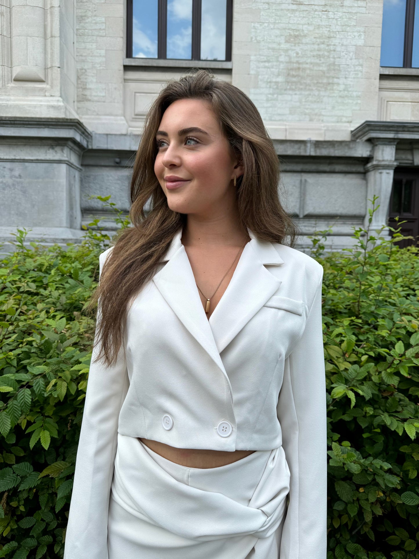 Maya blazer ecru