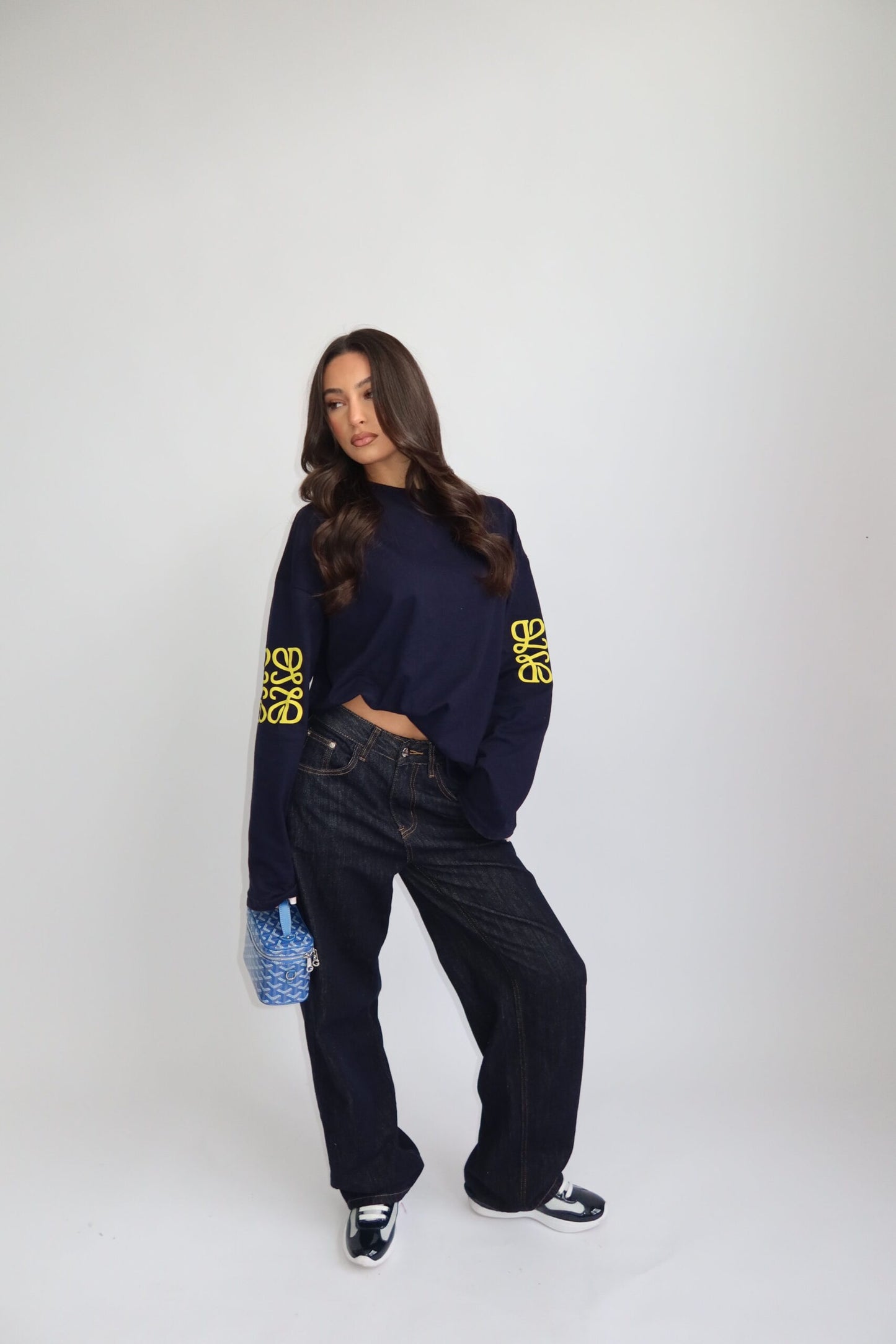 The Monogram Longsleeve - Dark Navy