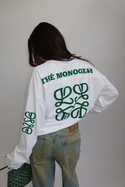 The Monogram Longsleeve - White