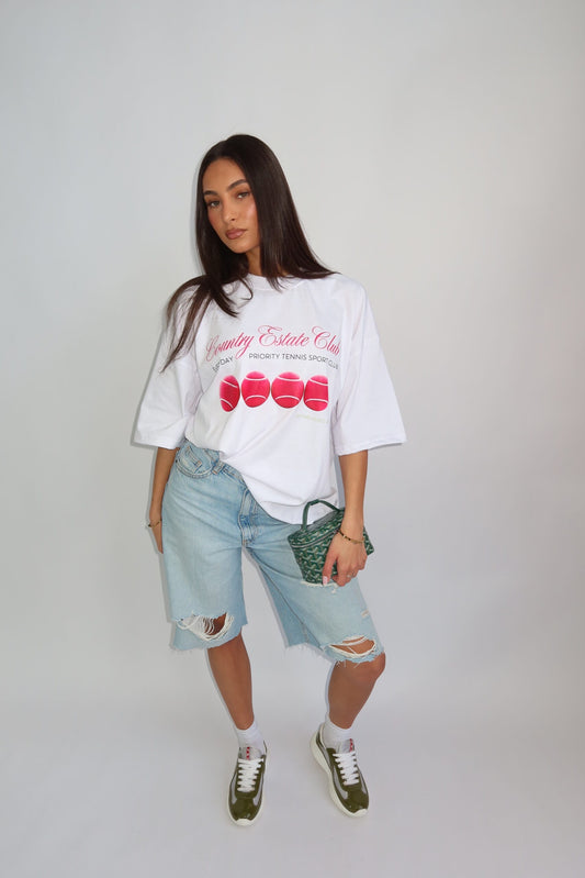 Estate Club Tee - White