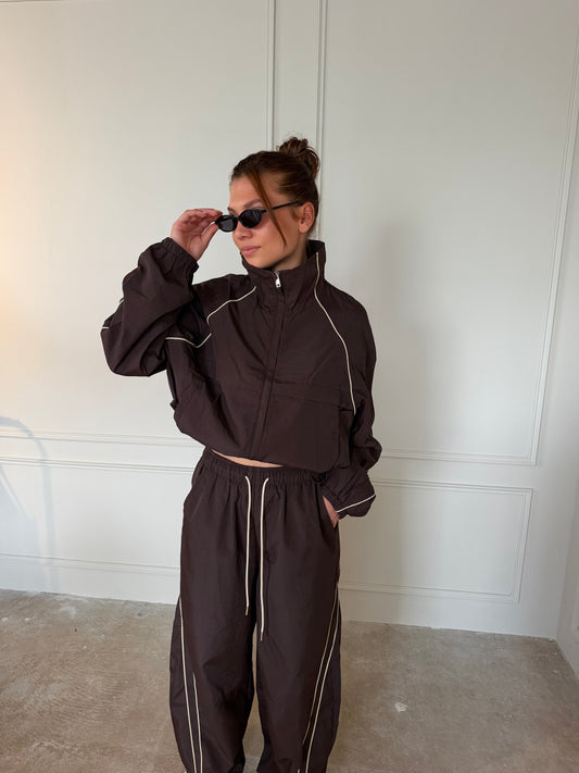 Tracksuit Jacket - Marroon