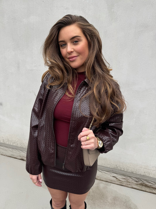 Semmy Skirt - Burgundy