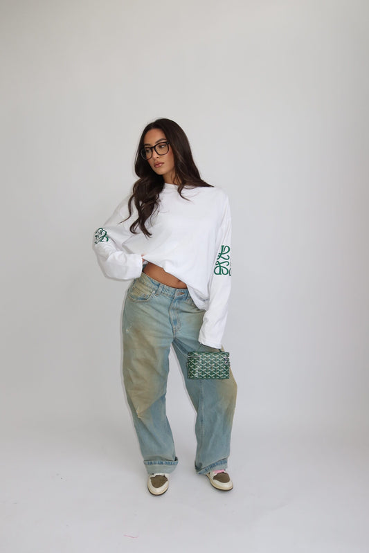 The Monogram Longsleeve - White