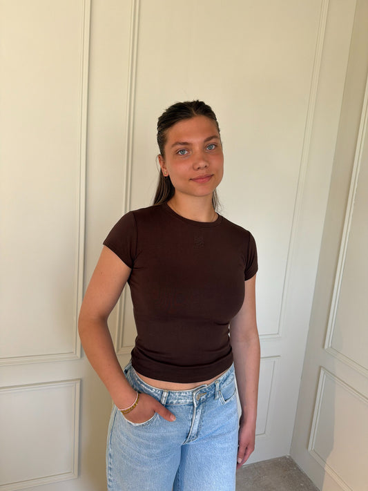 Lois T-Shirt - Chocolate