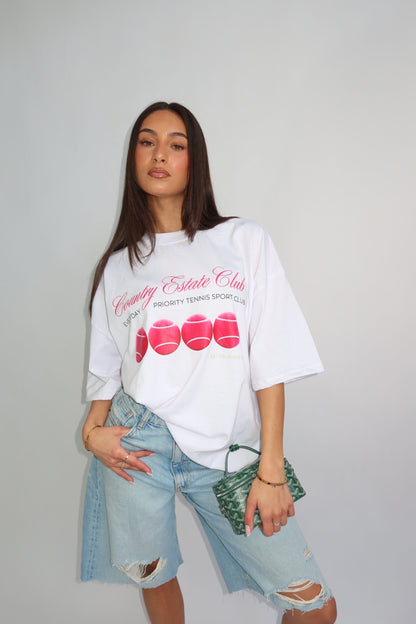 Estate Club Tee - White