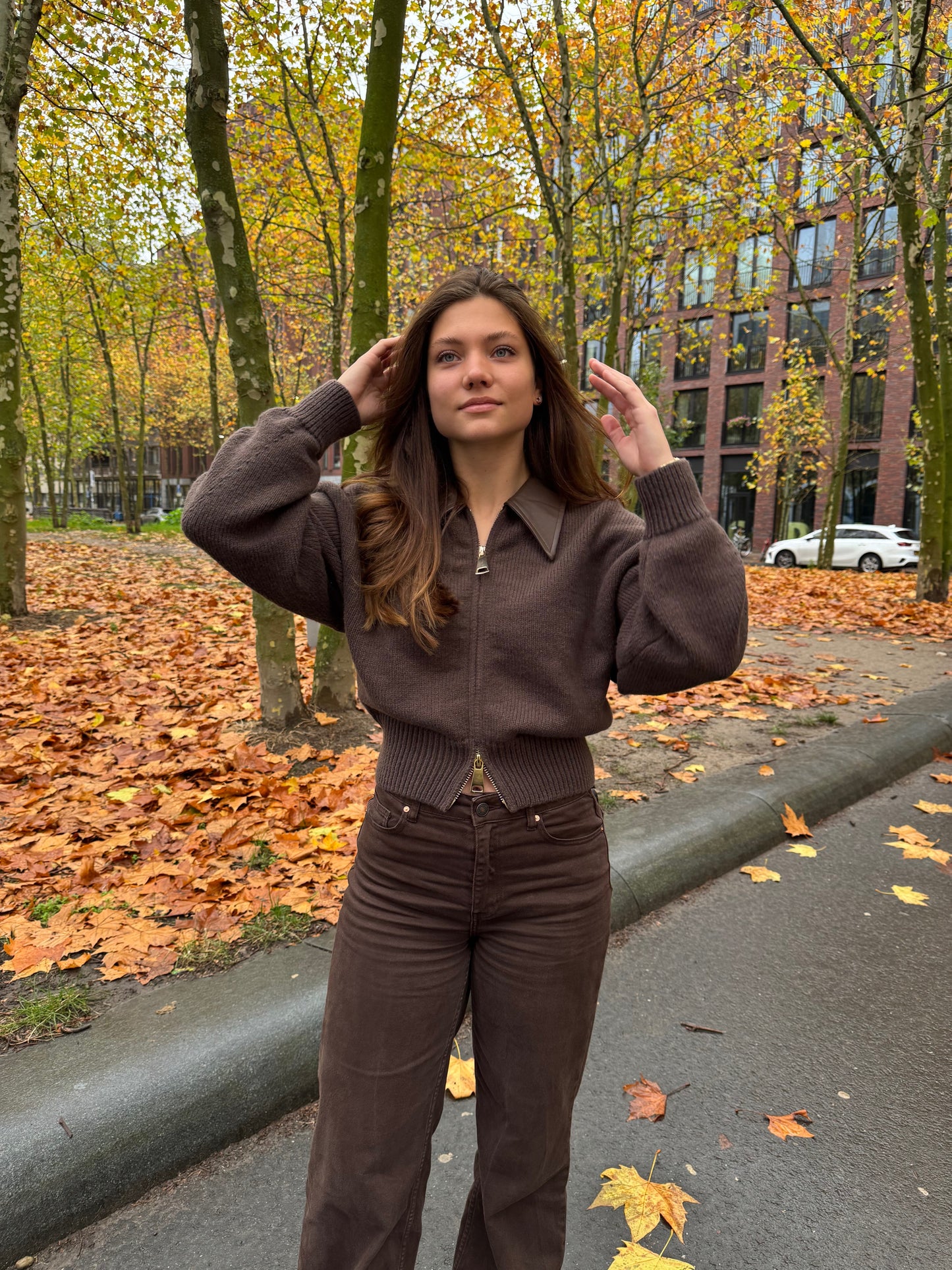 Cardigan - Dark Brown