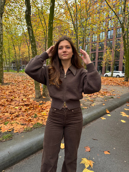 Cardigan - Dark Brown