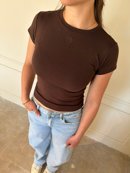 Lois T-Shirt - Chocolate