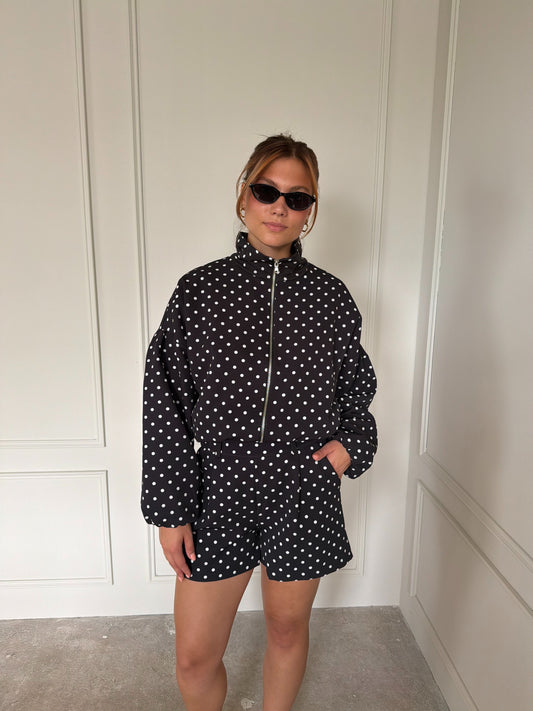 Polka Dot Short - Black
