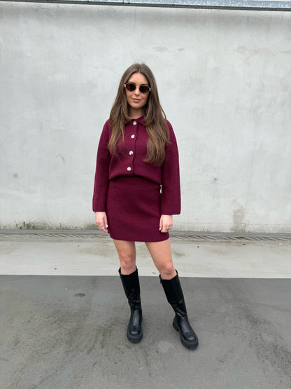 Roxy two piece  - Burgundy