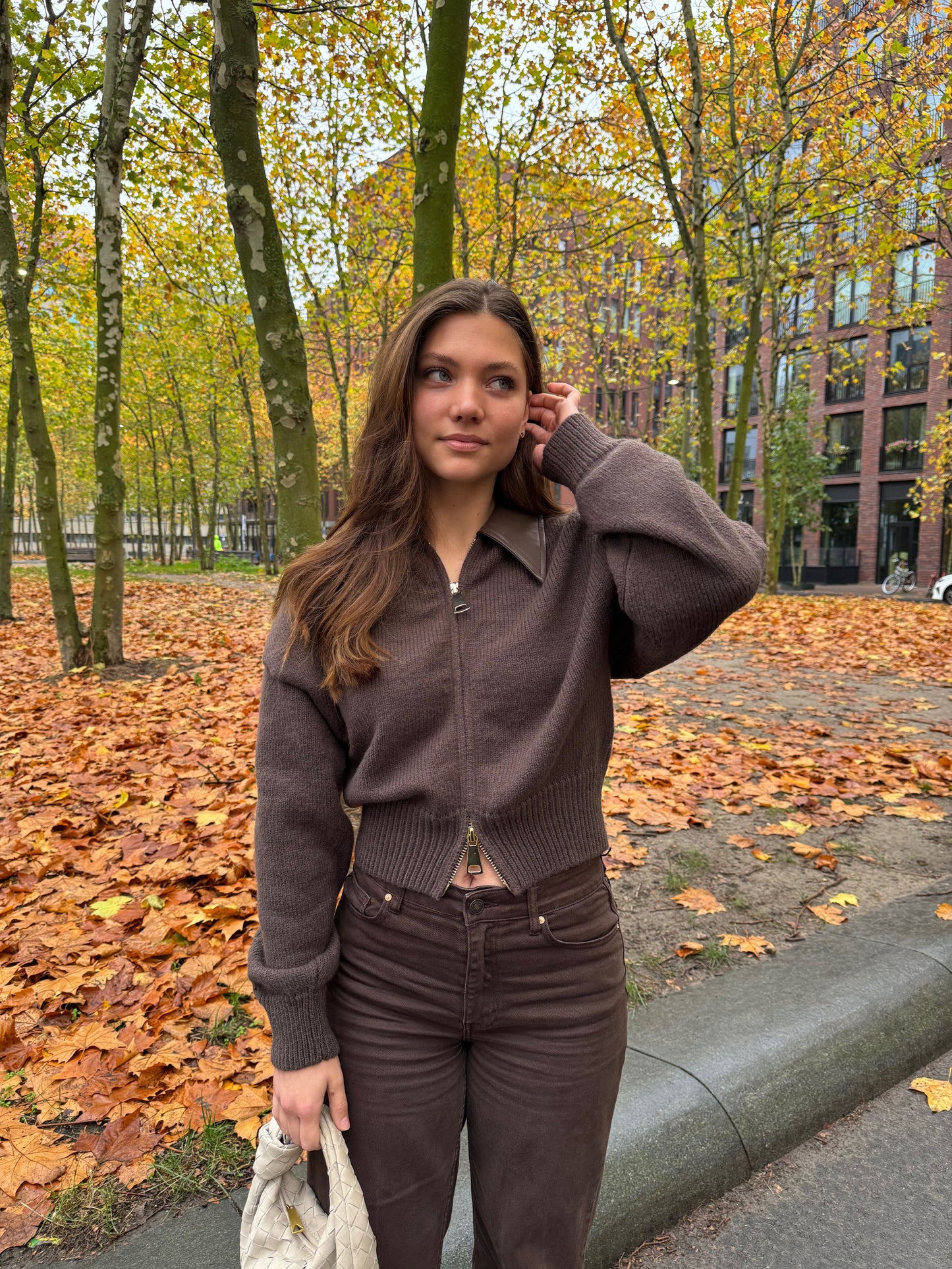 Cardigan - Dark Brown