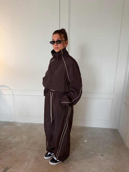 Tracksuit Pants - Marroon