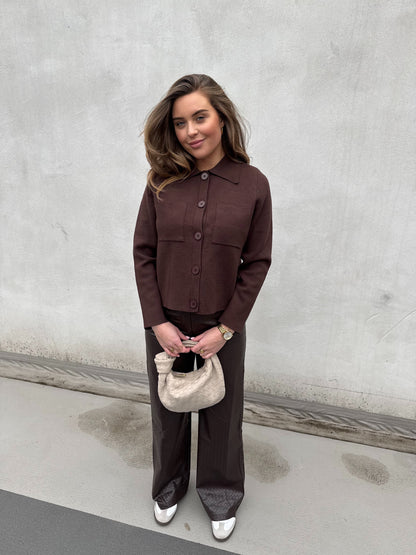 Leather Pants - Chocolate