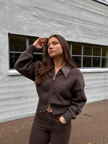 Cardigan - Dark Brown