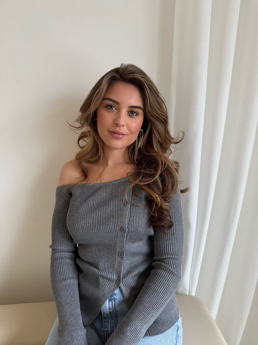 Button top - Grey
