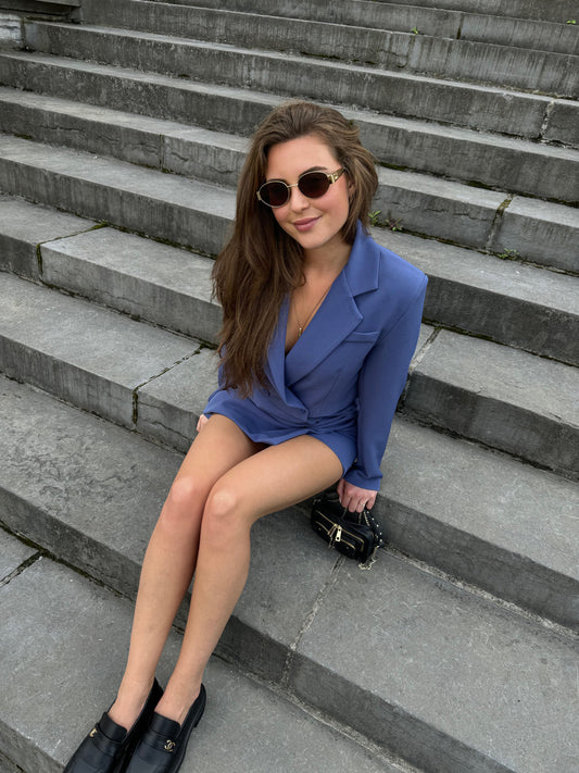 Maya blazer blauw