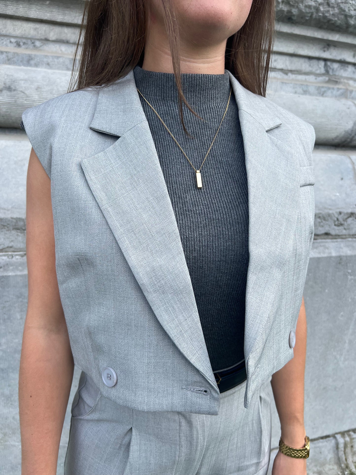 Lola Gilet Grey